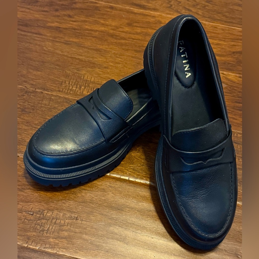 Patina by Portland Leather Zoe Chunky Loafers NEW sz 10